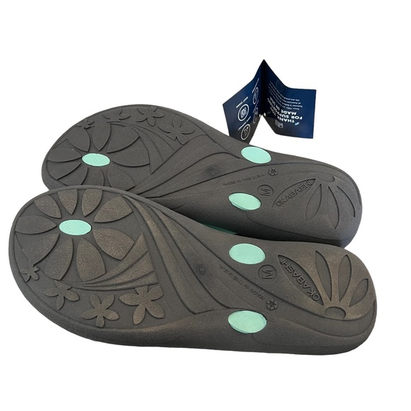 Okabashi Flip Flop Shoes Blue Size Medium NWT - Picture 6 of 6